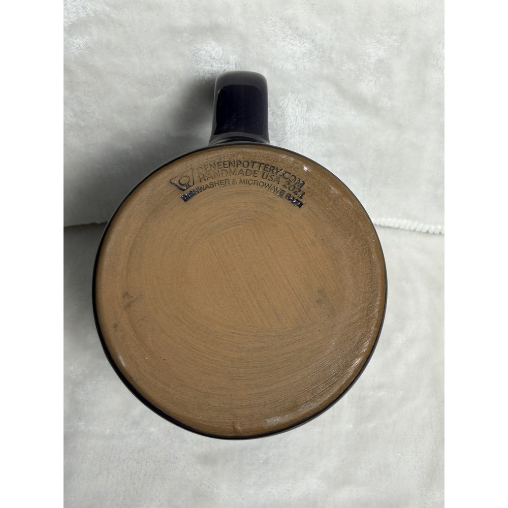 Bones Coffee Blue High Voltage 2021 Mug -Made by Deneen Pottery Gothic/Steampunk - Picture 7 of 8
